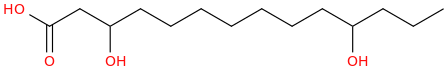 Tetradecanoic acid, 3,11 dihydroxy 